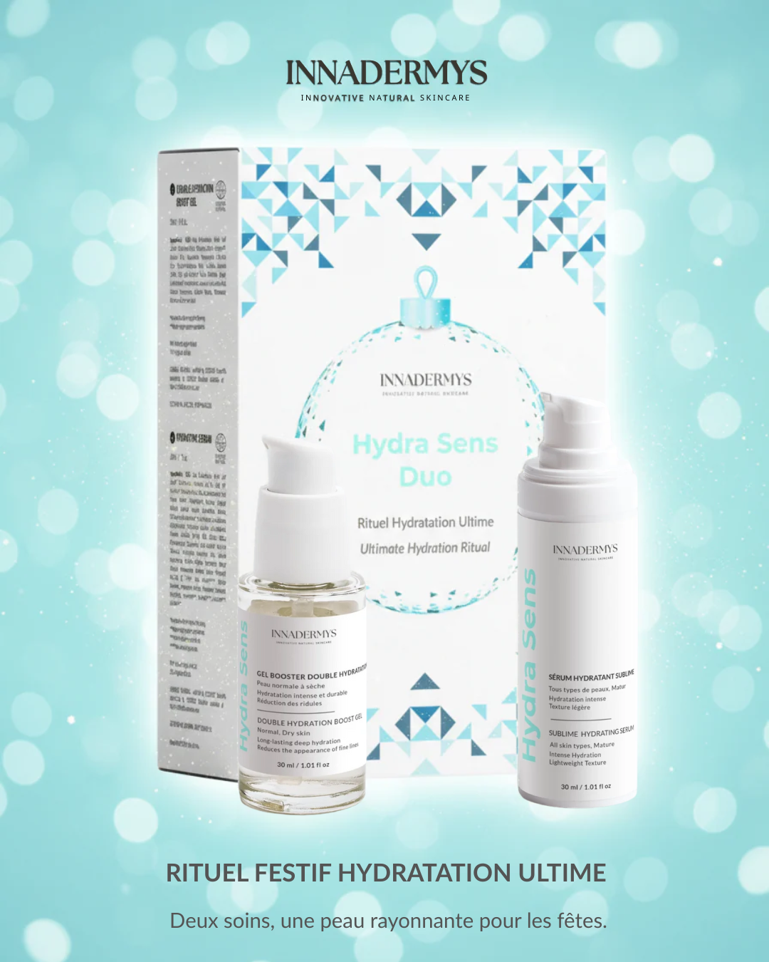 Coffret de Noel Innadermys - Hydra Ses Duo, Rituel Hydratation Ultime