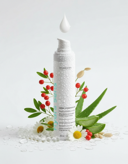 Ingrédients botaniques de la Crème hydratante jour Hydra sens Innadermys