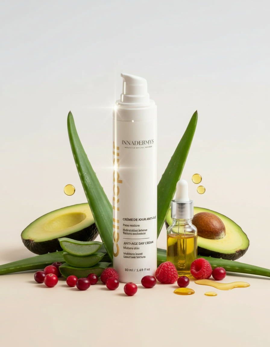 Ingredients botaniques de la Crème de jour anti-âge Cell Repair 
