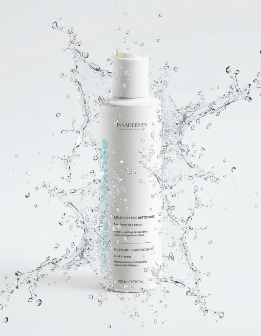 Flacon d'Eau micellaire nettoyante et apaisante Pure Cleanse Innadermys
