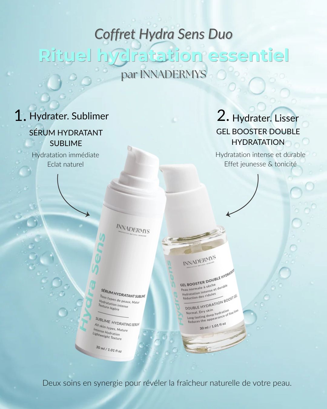 Hydra Sens Duo – Rituel Hydratation Essentiel - Coffret Saint Valentin
