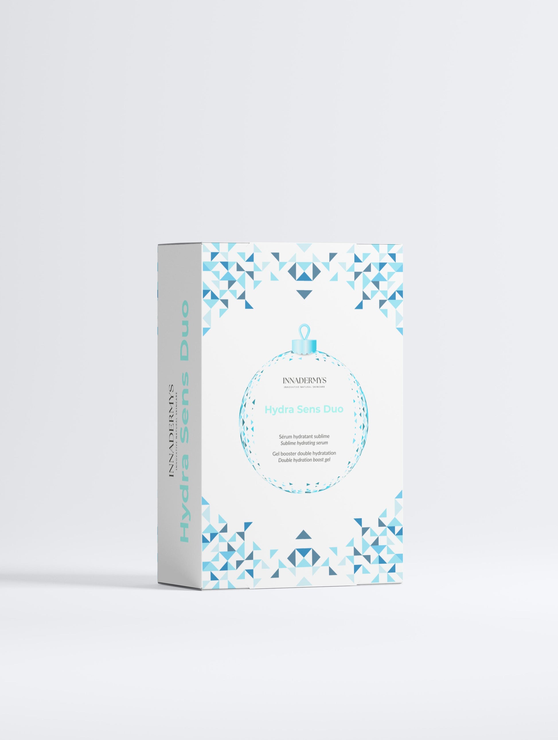 Coffret Noel édition limitée Hydra Sens Duo Rtuel Hydratation Ultime Innadermys, sèrum et gel booster