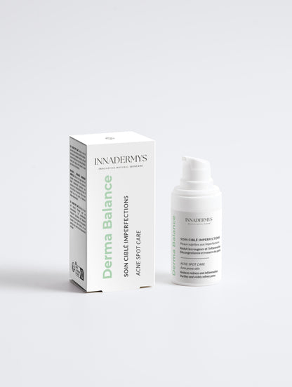 Flacon et boite Soin ciblé imperfections Derma Balance Innadermys